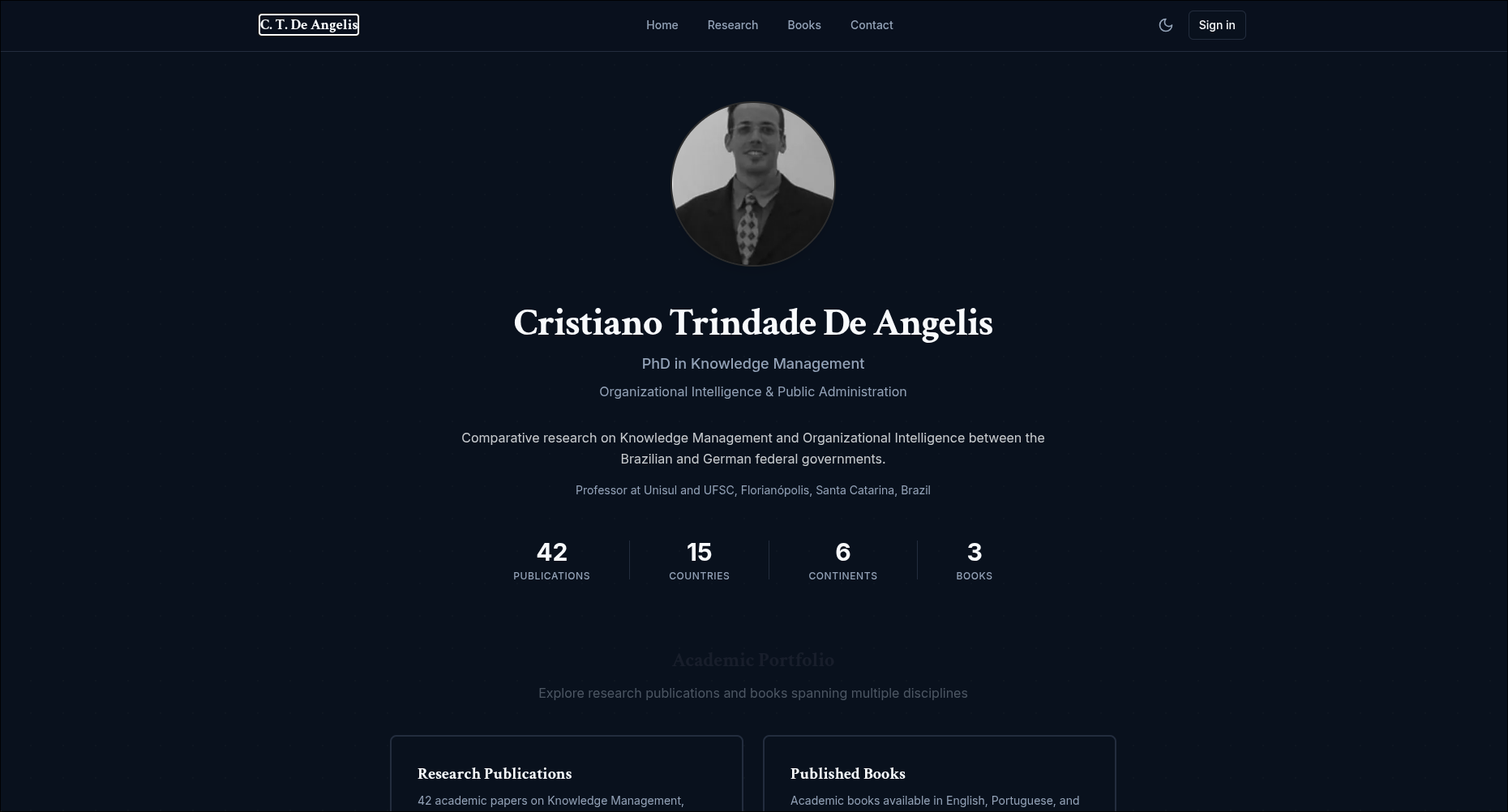Academic Insights Portal